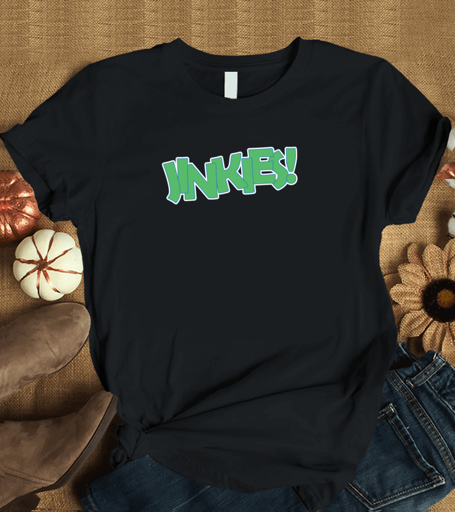 Jinkies Look At This Fellas Iconic Phrase in Green Text T-Shirt
