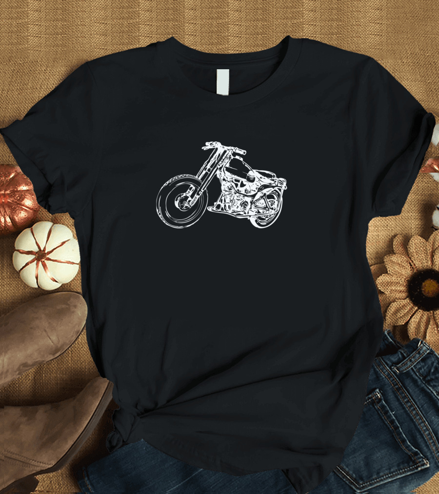 Motorcycle Stomp Cafe Racer Custom Vintage Ride T-Shirt
