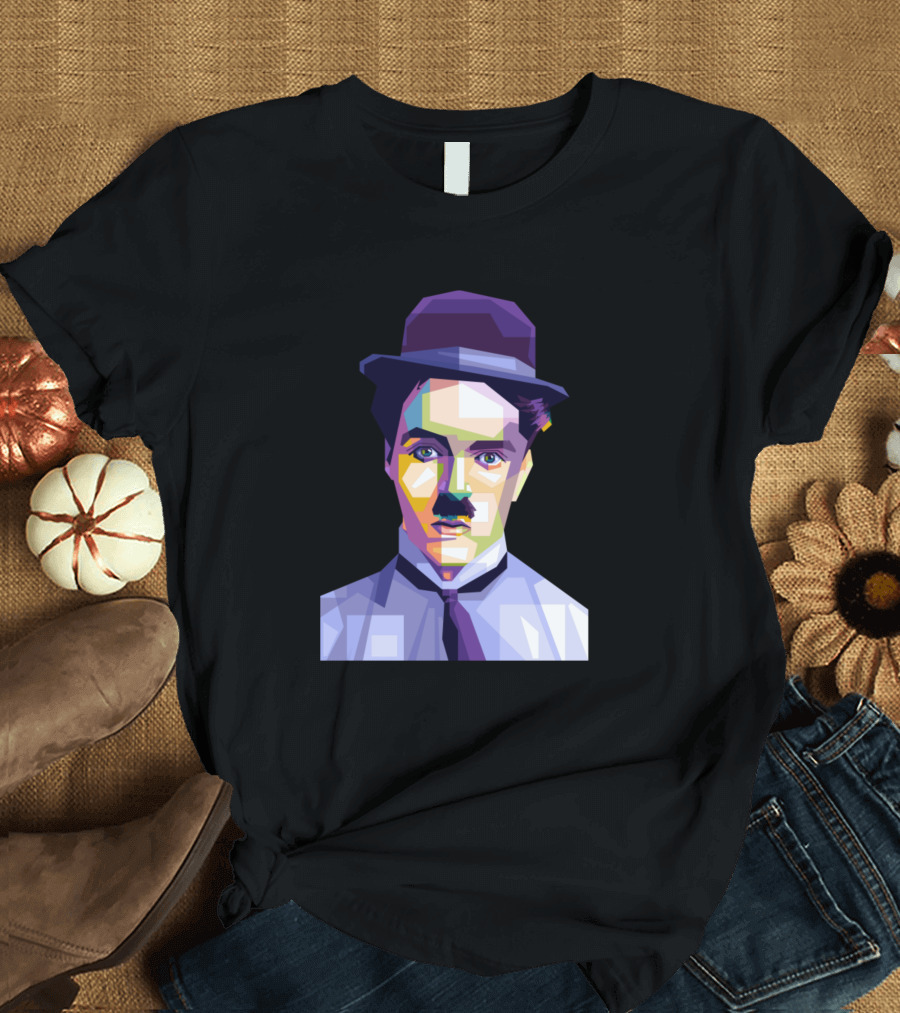 Charlie Chaplin Geometric Pop T-Shirt