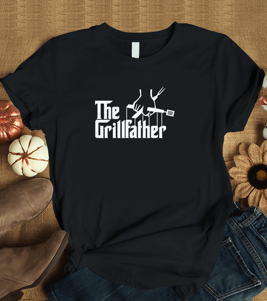 The Grillfather Barbeque Grilling Iconic Reference T-Shirt