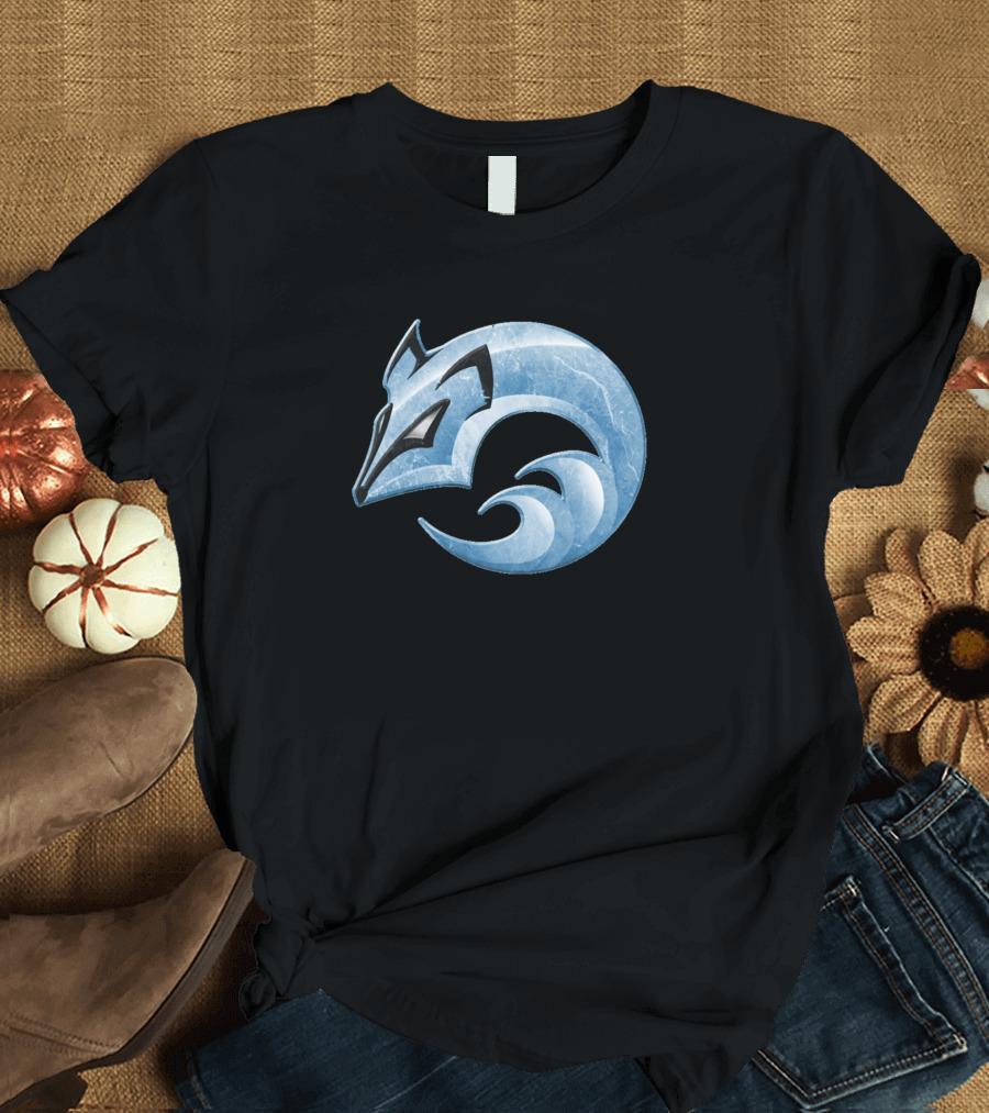 Battletech Clan Sea Fox Ver1 Blue Fox Wave T-Shirt