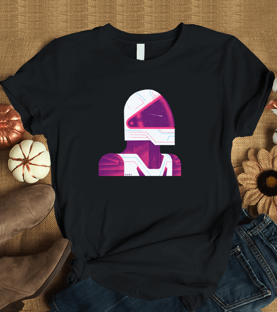 RUBY Space Man Cosmic Astronaut Helmet T-Shirt