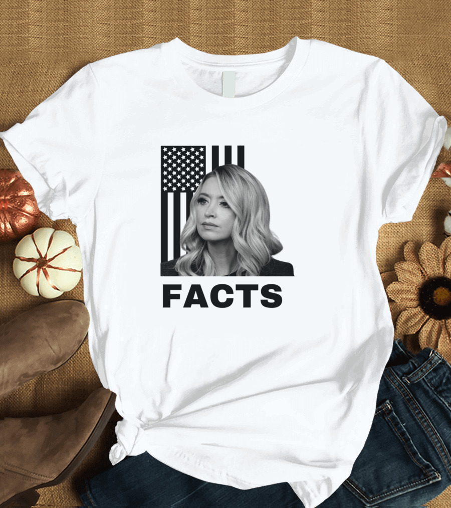 Kayleigh Mcenany Facts America Flag T-Shirt