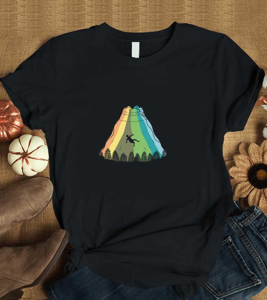Humans Make Great Pets UFO Alien Abduction Rainbow Beam T-Shirt