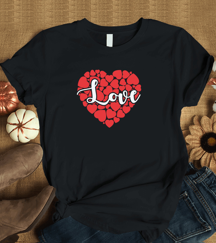 Love Heart Belong Together Red Love Heart T-Shirt