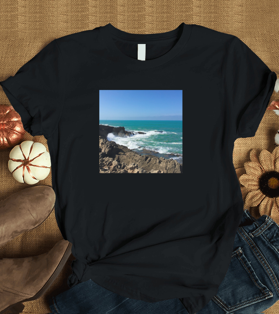 Spectacular Scenic View of Natural Atlantic Coastline T-Shirt