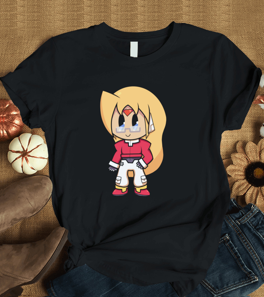 Chibi Girouette Mega Man Zero Tribute Character T-Shirt