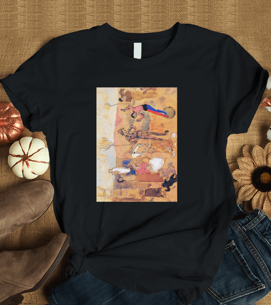 High Resolution Family of Jugglers Pablo Picasso Painting T-Shirt