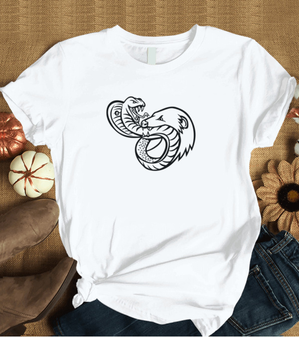 T-Shirt: King Cobra Snake And Mongoose Fierce Battle T-Shirt King Cobra Snake And Mongoose Fierce Battle T-Shirt