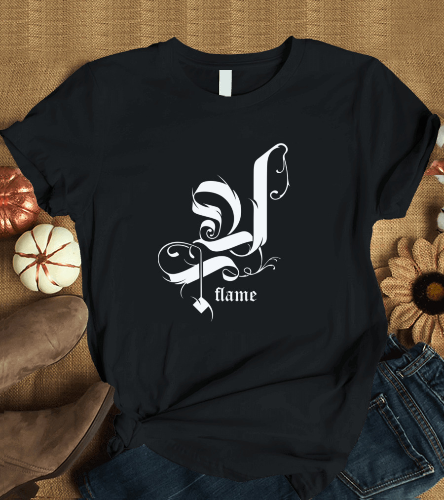 Lahab Flame Stylish Arabic Calligraphy T-Shirt
