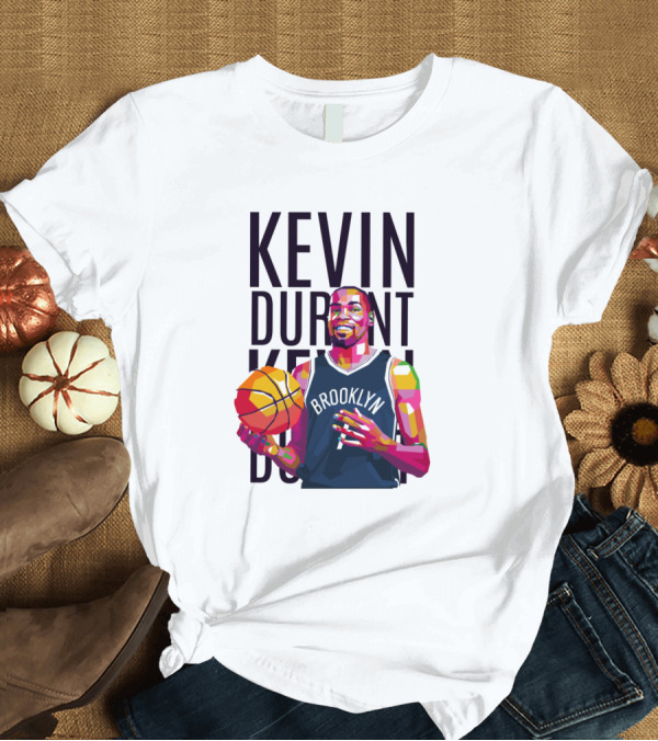 T-Shirt: Kevin Durant Brooklyn Basketball T-Shirt Kevin Durant Brooklyn Basketball T-Shirt