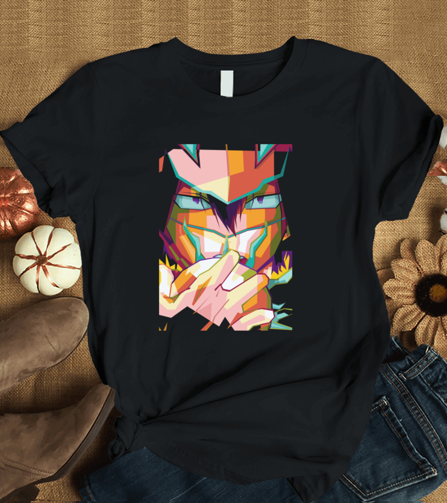 Anime Popart Colorful Abstract Manga Character T-Shirt