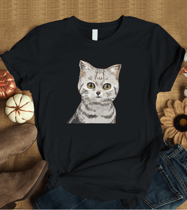 T-Shirt: Funny Cats Cute Tabby T-Shirt Funny Cats Cute Tabby T-Shirt