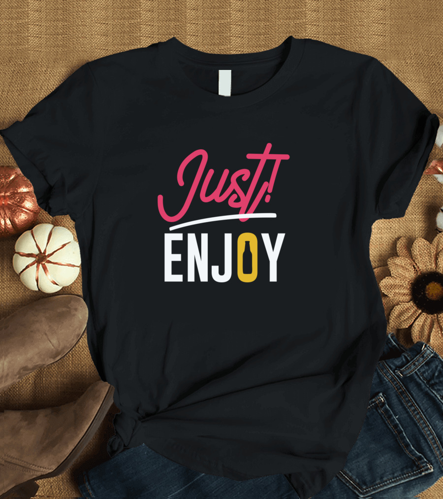 Just Enjoy Beer Bottle T-Shirt
