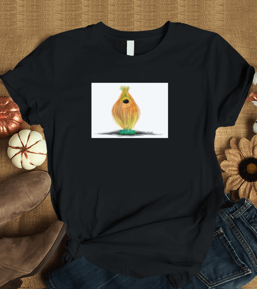 Pineapple Fur Creature Art by D.V T-Shirt