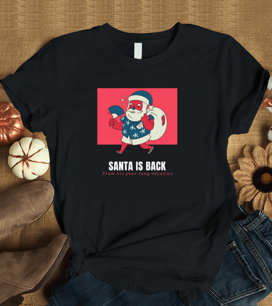 Santa Is Back From His Year-Long Vacation T-Shirt