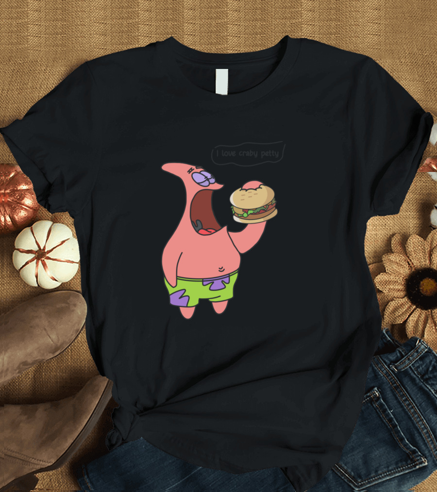 Patrick I Love Craby Patty T-Shirt