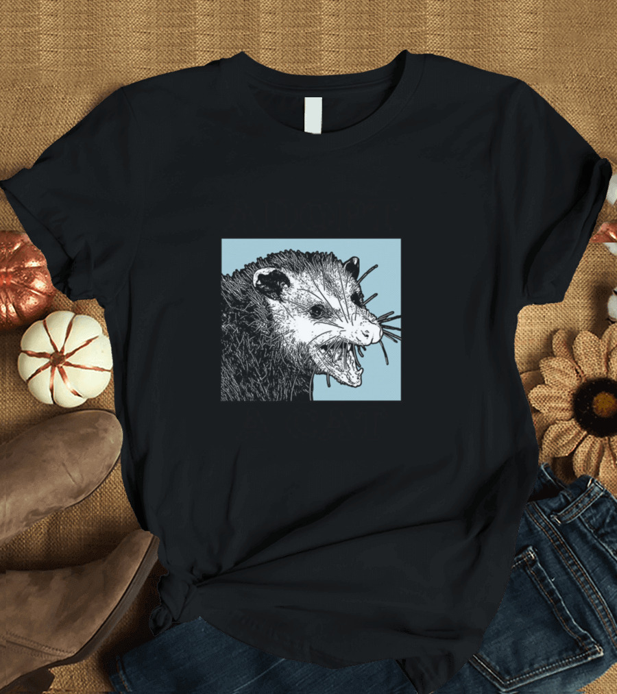 ADOPT A CAT Possum T-Shirt