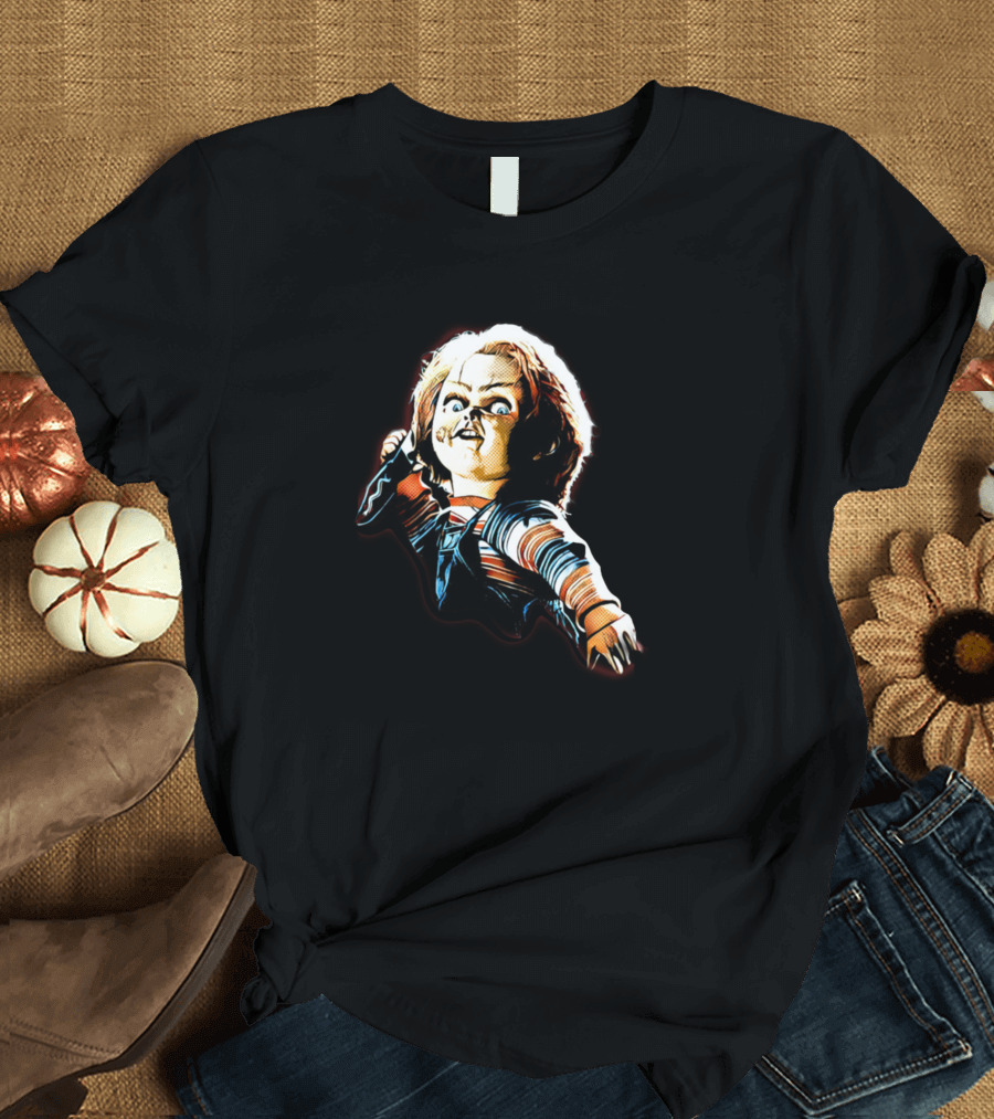 Chucky Horror Icon Knife Wielding Doll T-Shirt