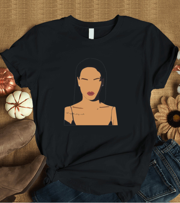 T-Shirt: Rihanna High Pop Style Tattoo T-Shirt Rihanna High Pop Style Tattoo T-Shirt
