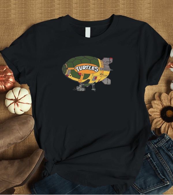 T-Shirt: Turtles Blimp Shell Airship T-Shirt Turtles Blimp Shell Airship T-Shirt