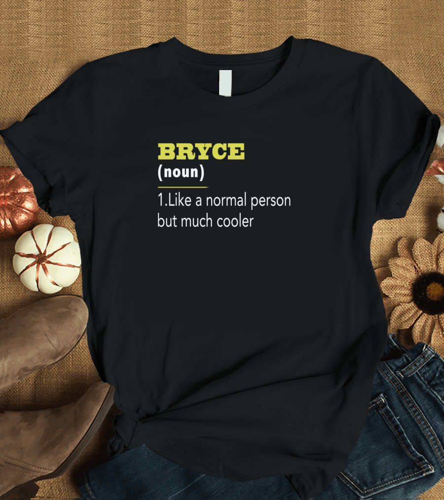 Bryce Noun Like a Normal Person But Much Cooler T-Shirt