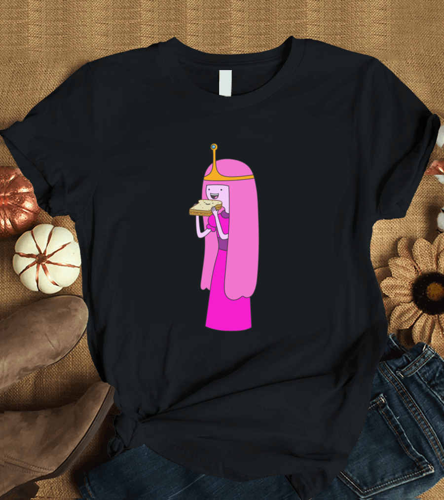 Princess Bubblegum Eating Sandwich Adventure Time T-Shirt