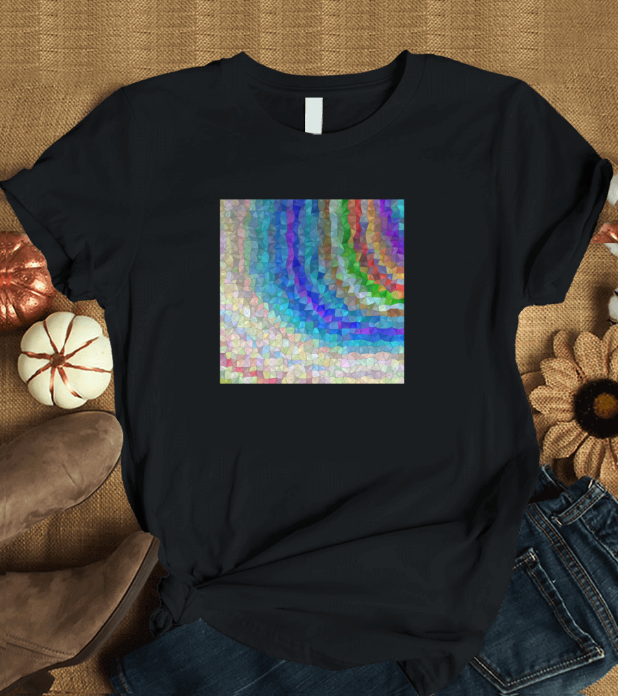 Terrain Of Color Geometric Mosaic Spectrum T-Shirt