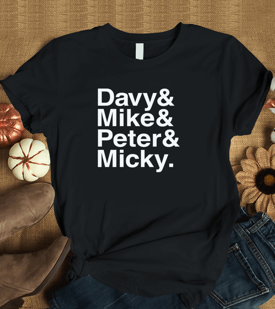 Davy Mike Peter Micky The Monkees Fan T-Shirt