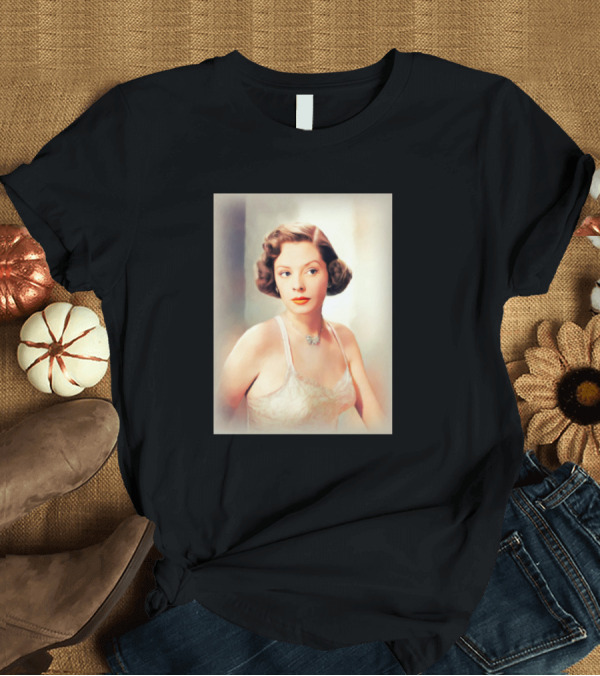 T-Shirt: Jane Greer Vintage Actress Iconic Portrait T-Shirt Jane Greer Vintage Actress Iconic Portrait T-Shirt