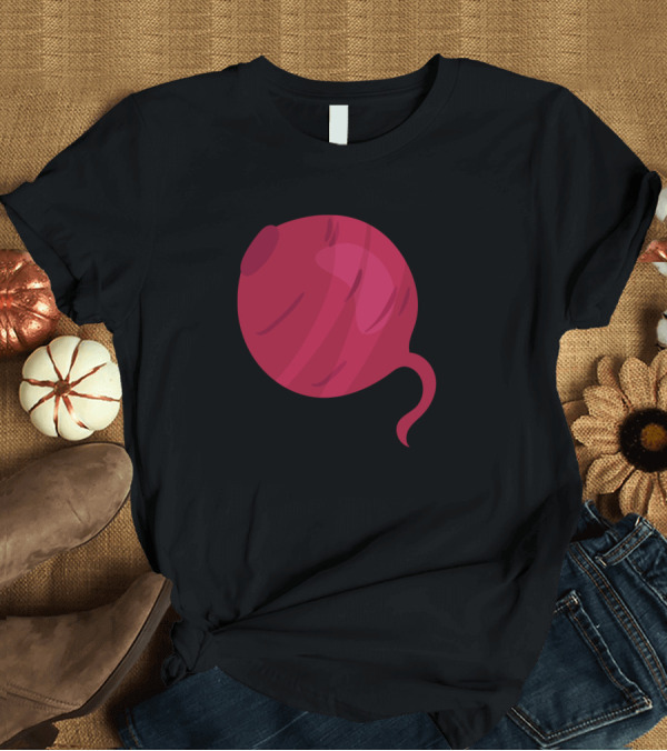 T-Shirt: Letter Q Fruit And Vegetable Alphabet Radish T-Shirt Letter Q Fruit And Vegetable Alphabet Radish T-Shirt