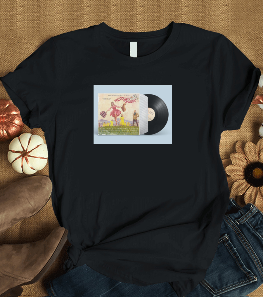 The Sound of Music Unspooled Vinyl Record Album T-Shirt
