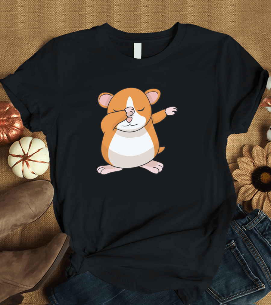 Cute Dabbing Hamster Rodent Furbaby Owner Pet Mammal T-Shirt