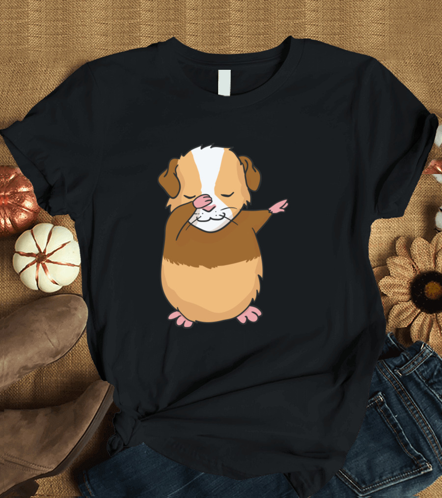 Dabbing Guinea Pig Owner Pet Mammal Furbaby Rodent T-Shirt