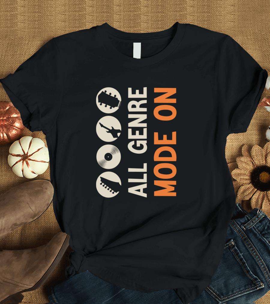 All Genre Mode On Music Instruments Icons T-Shirt