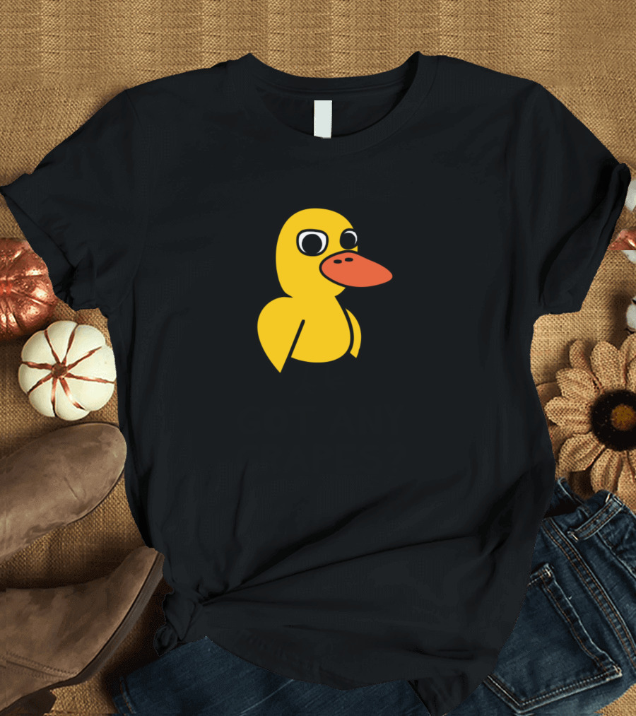 Got Any Grapes Duck Meme Yellow Cartoon Bird T-Shirt