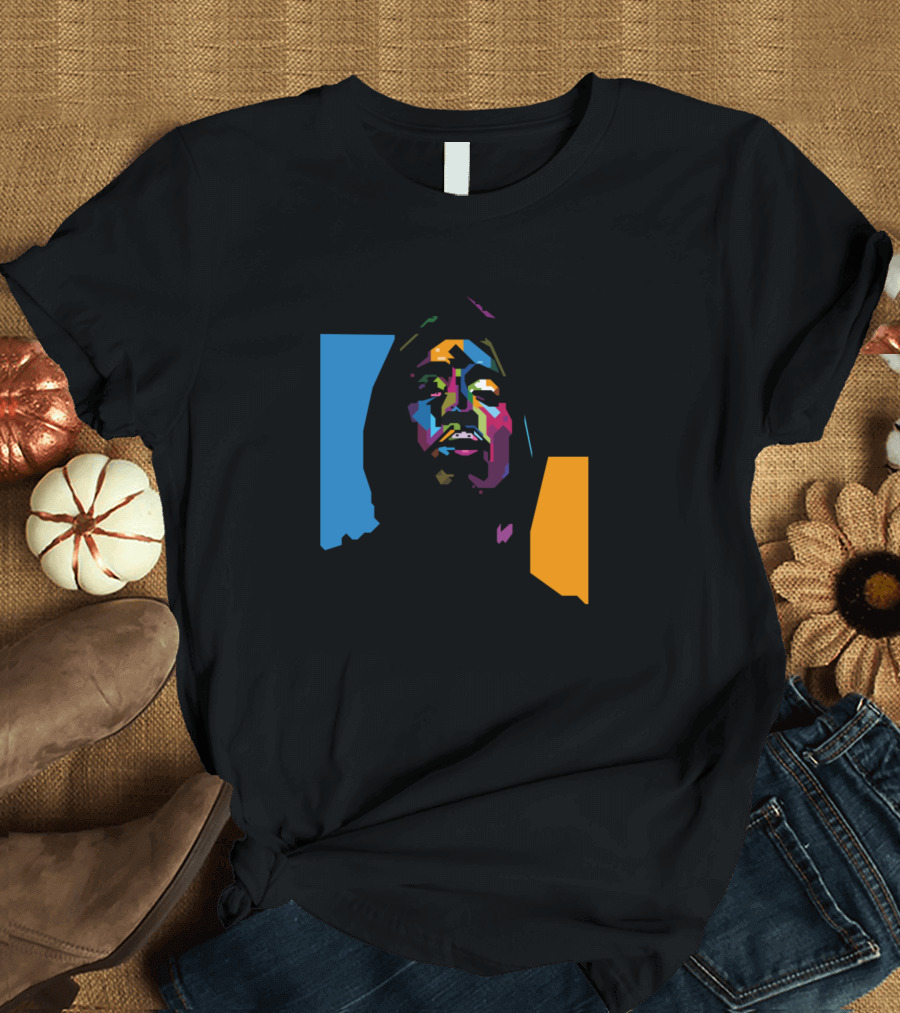 Tupac Hoodie Colorful Pop T-Shirt