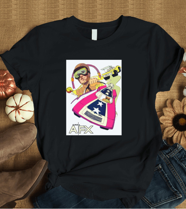 T-Shirt: Aurora Afx Racing Driver with Star Car T-Shirt Aurora Afx Racing Driver with Star Car T-Shirt