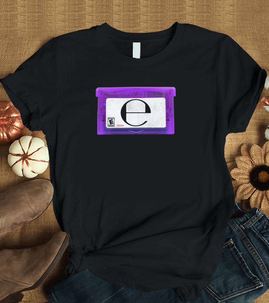 Ecco2k Gba Cartridge Purple E T-Shirt