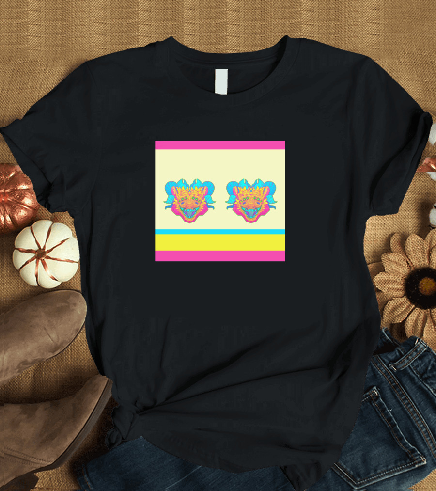 I Will Have What He Is Having Neon Twin Dragons T-Shirt