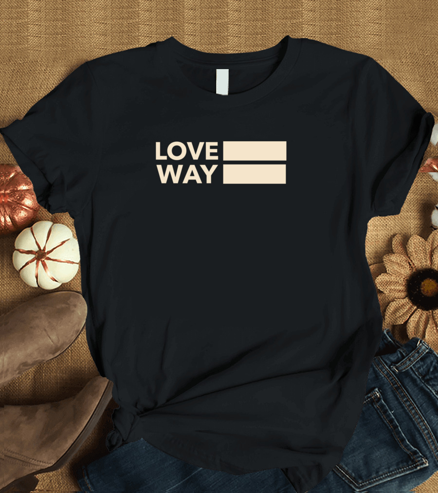 LOVE WAY Equality Symbol Simple T-Shirt