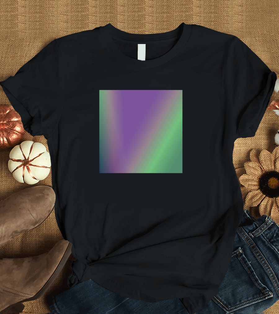 Blue Green Purple Pink Gradient Texture T-Shirt