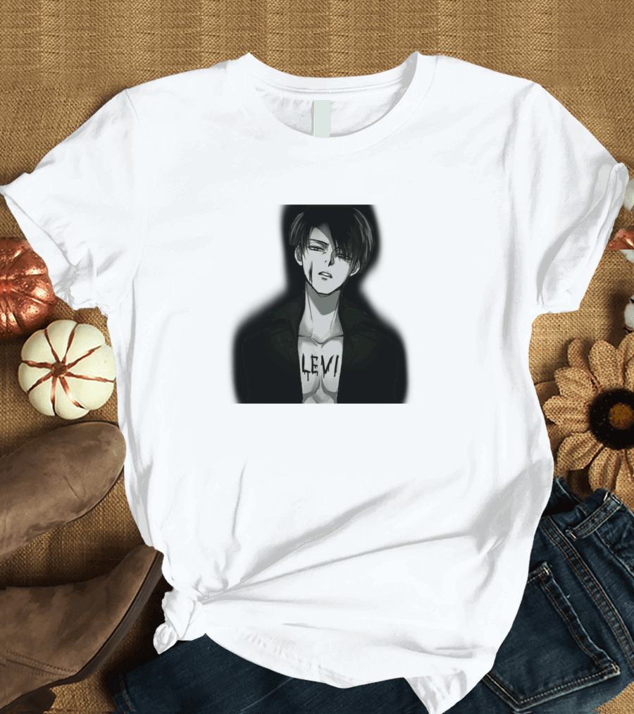 Levi Attack on Titan Anime Character Manga T-Shirt
