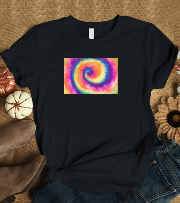 T-Shirt: Rainbow Spiral Tie Dye T-Shirt Rainbow Spiral Tie Dye T-Shirt