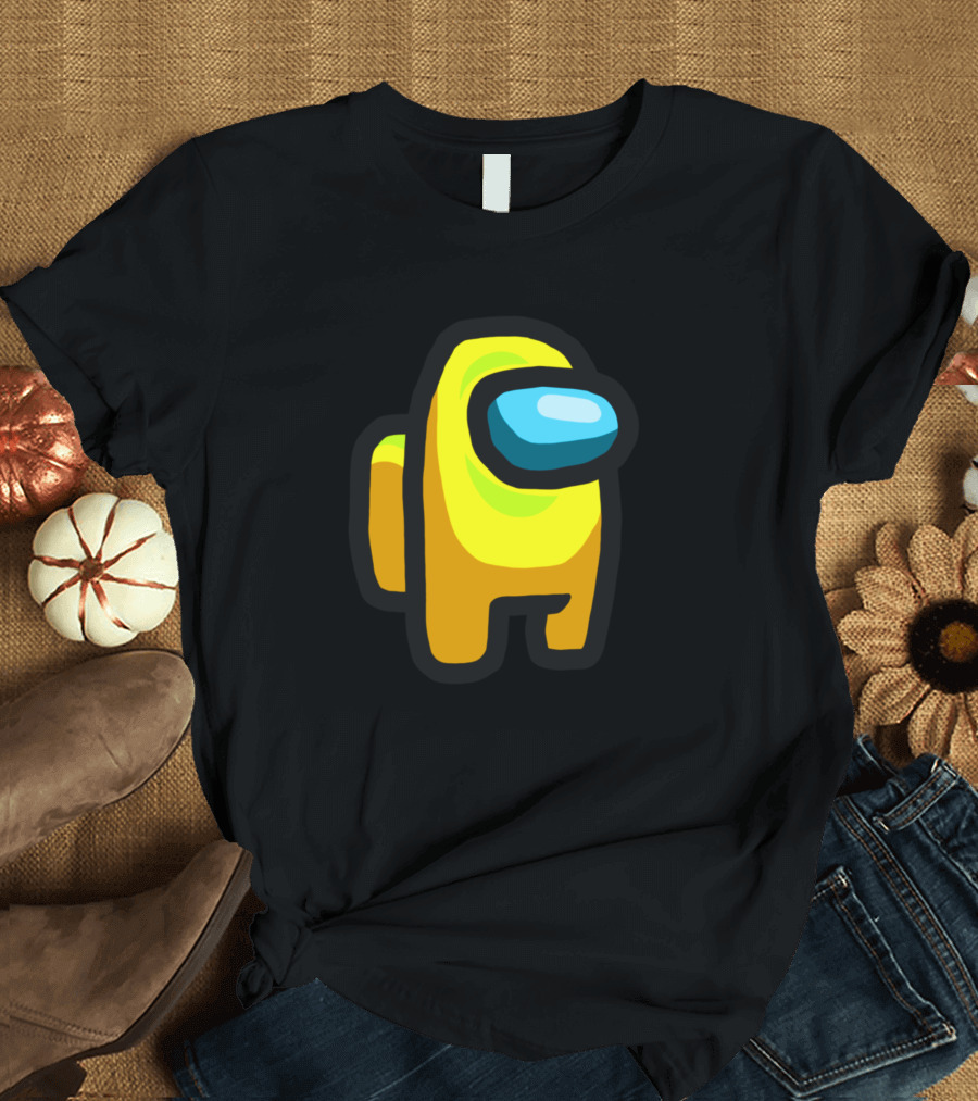 Among Us Yellow Crewmate Astronaut Character T-Shirt