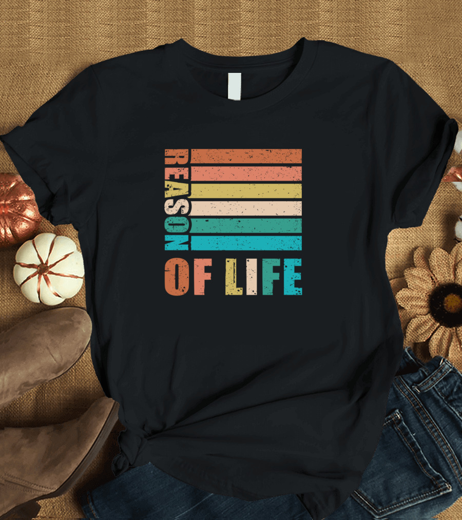 Reason Of Life Retro Stripes T-Shirt