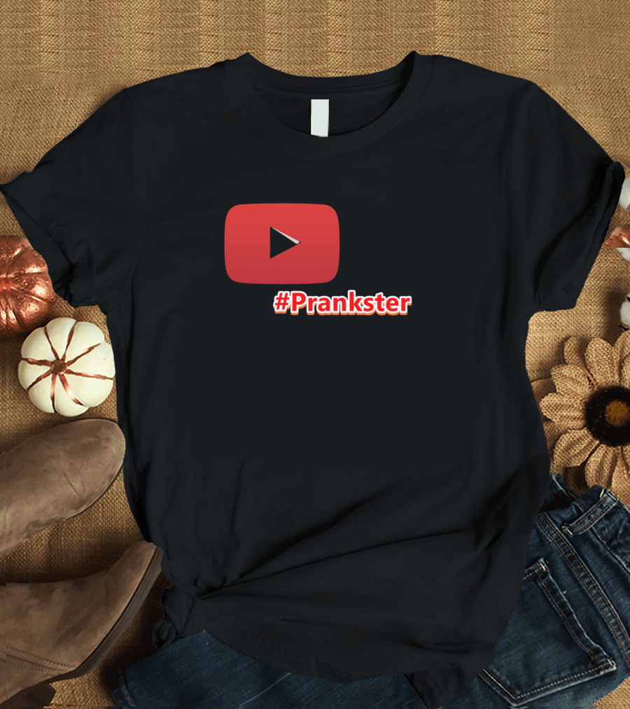 YouTube Logo Hashtag Prankster T-Shirt