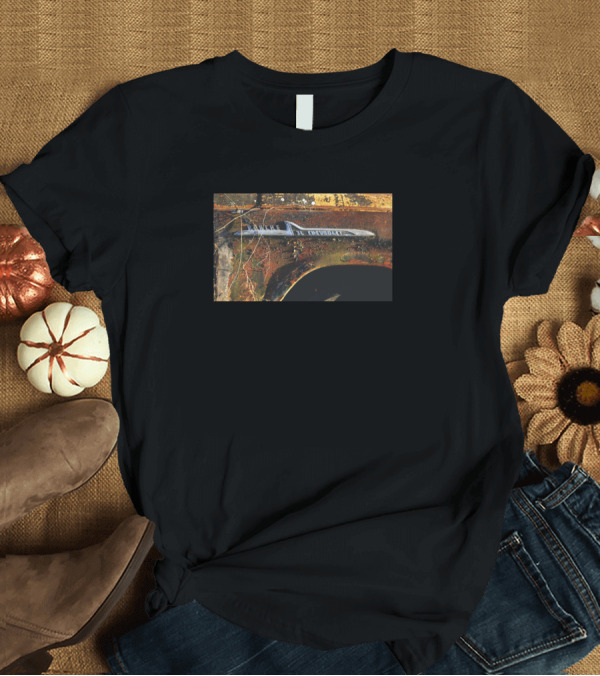 T-Shirt: 1958 Chevy Apache Emblem Detail on Rusted Truck Surface T-Shirt 1958 Chevy Apache Emblem Detail on Rusted Truck Surface T-Shirt