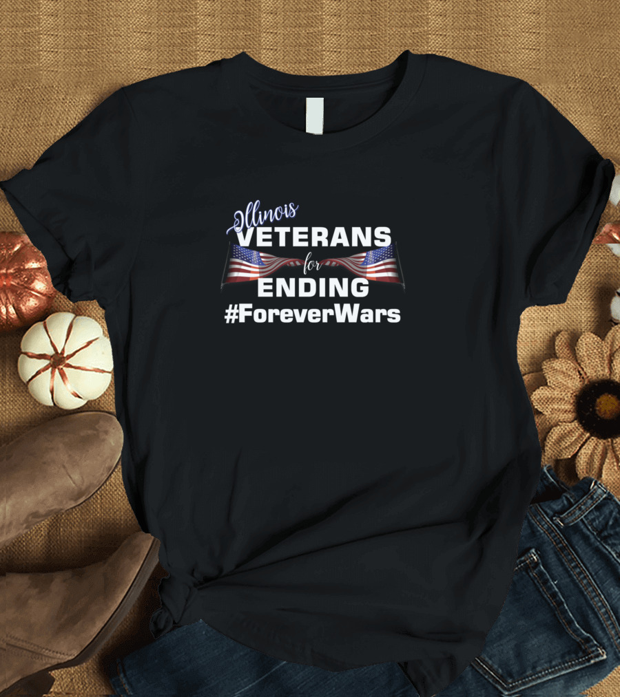 Illinois Veterans For Ending #ForeverWars T-Shirt