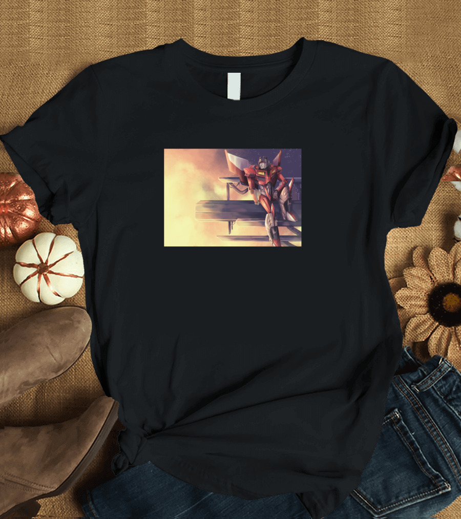 Starscream Sky Station Scene T-Shirt